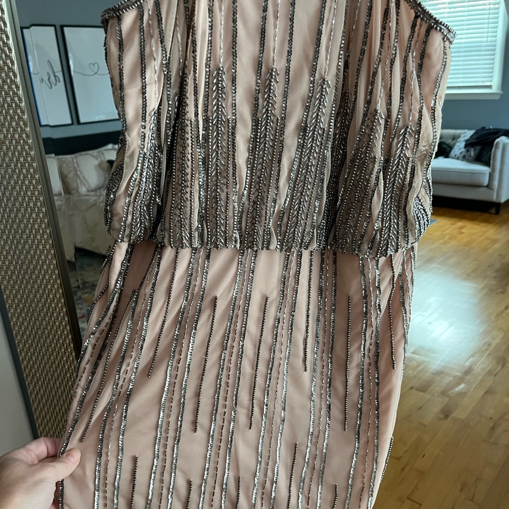 Gianni Bini jeweled dress. Size 6. Wore once, clean smoke free home.
